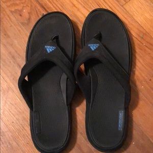 Adidas Black flip flops